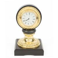 Настольные часы из бронзы и камня долерит 118128