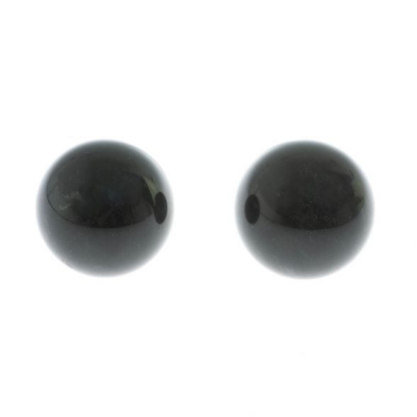 Шары для массажа из черного змеевика 4,5 см 2 шт 128278