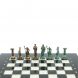 Шахматы &amp;quot;Подвиги Геракла&amp;quot; фигуры  бронза / патина 28х28 см из мрамора 128195