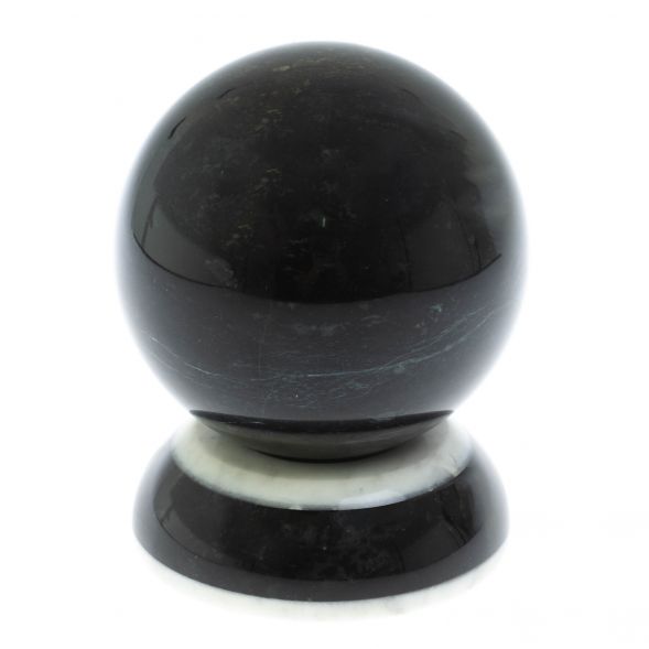 Шар &amp;quot;Антистресс&amp;quot; 10,5 см из черного змеевика 10,5х10,5х13,5 см 128956