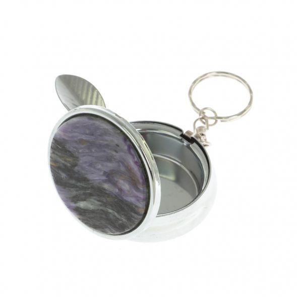 Пепельница карманная камень чароит 129180