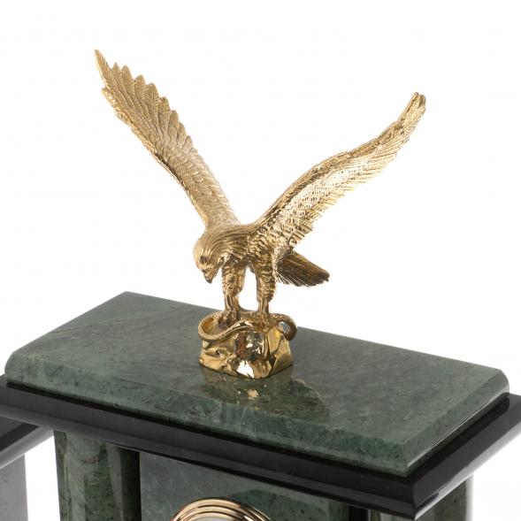 Настольный набор &amp;quot;Орел&amp;quot; из офиокальцита 129980