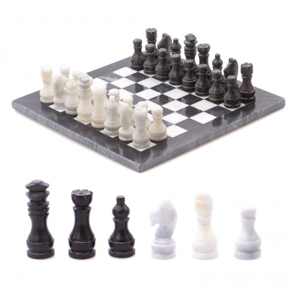 Шахматы из мрамора &amp;quot;Классические&amp;quot; доска 30х30 см 124913