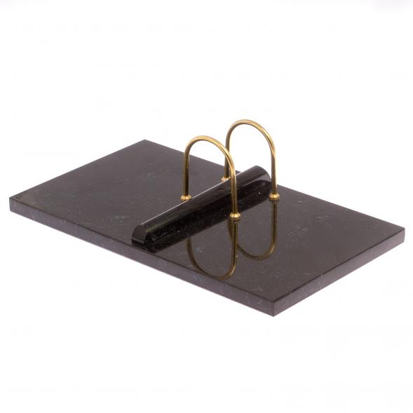 Подставка под календарь черный змеевик 125424