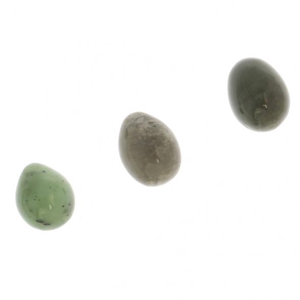 Яйцо нефритовое 2х2,5 см / яйцо из натурального нефрита / каменное яйцо / подарок на Пасху