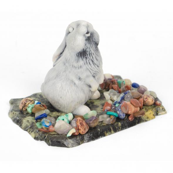 Сувенир из мрамолита &amp;quot;Кролик сидит&amp;quot; 117013