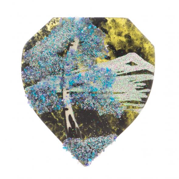 Сувенирный магнит на холодильник из натурального камня &amp;quot;Капля&amp;quot;