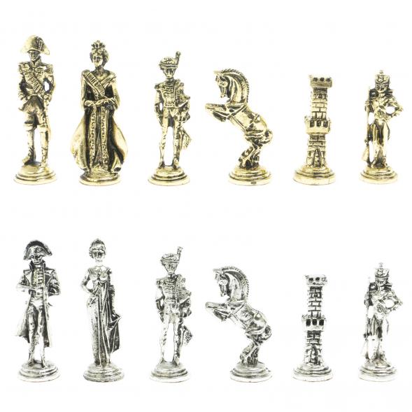 Шахматы &amp;quot;Отечественная война&amp;quot; доска 40х40 см из обсидиана 128358