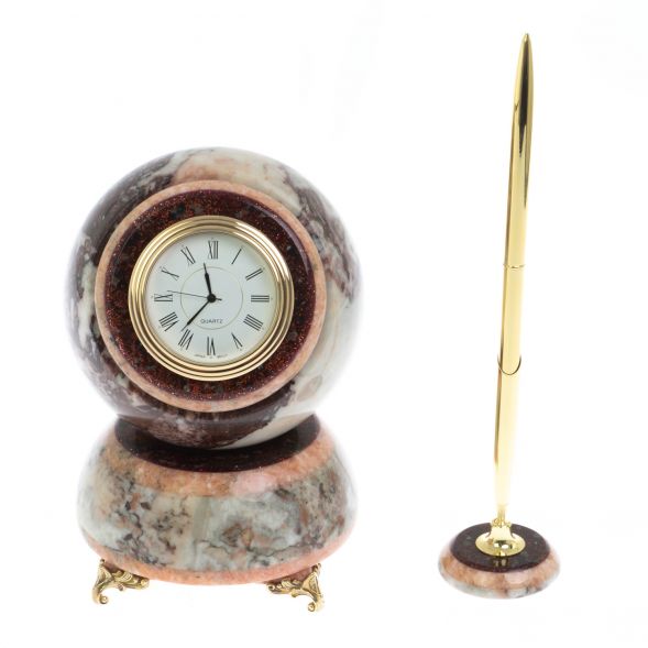 Часы -шар &amp;quot;Антистресс&amp;quot; из креноида с ручкой 129335