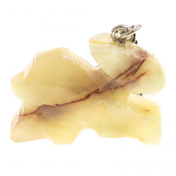 Брелок &amp;quot;Заяц&amp;quot; из оникса 123966