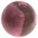 Шар из родонита 8 см розовый / шар декоративный / шар для медитаций / каменный шарик / сувенир из камня