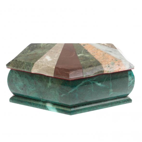 Шкатулка с мозаикой 17х8,5х7 см 129672