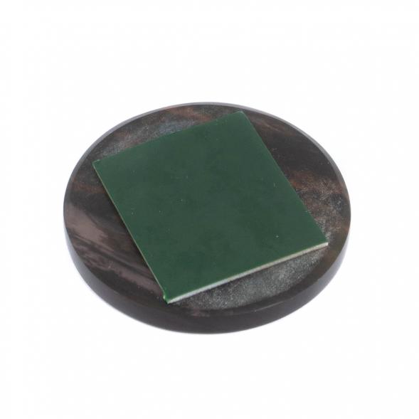 Икона автомобильная &amp;quot;Матрона Московская&amp;quot; обсидиан черный 47 мм 122014