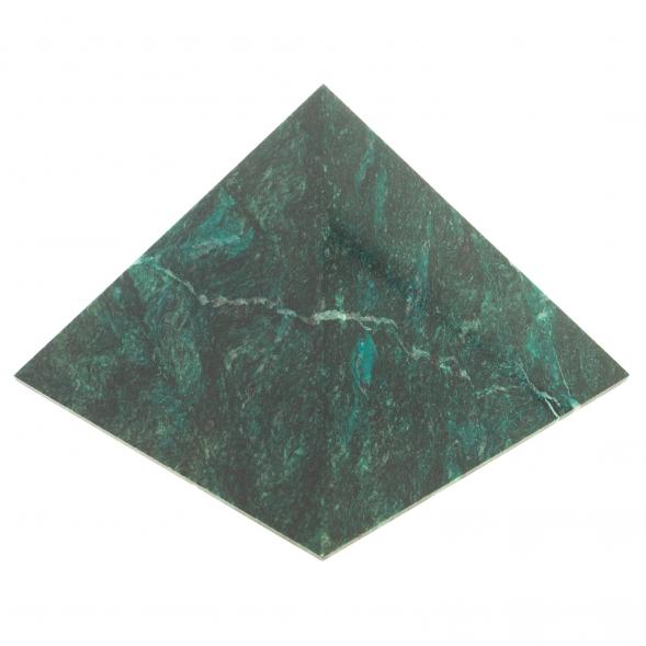 Пирамида 10,5х10,5х6,5 см камень змеевик 113805