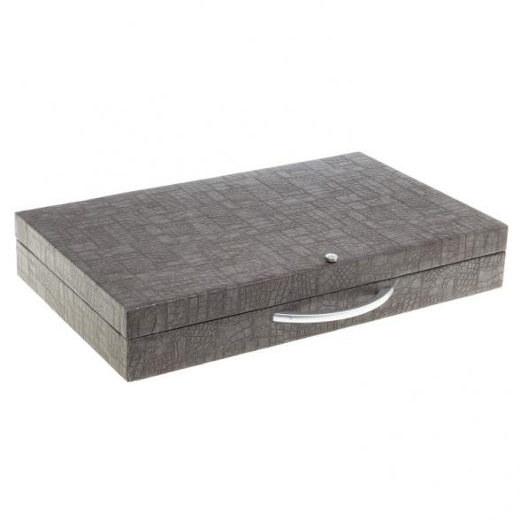 Нарды с гравировкой &amp;quot;Медведь / Герб России&amp;quot; из гранита 125809