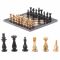 Настольные шахматы из оникса "Поединок" доска 30х30 см