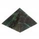 Пирамида 11х11х7,5 см камень змеевик 113810