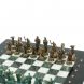 Шахматы &amp;quot;Подвиги Геракла&amp;quot; 28х28 см из мрамора и змеевика цвет бронза / патина 128198