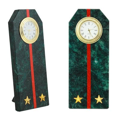 Подарочные часы &amp;quot;Погон лейтенант ВС&amp;quot; камень змеевик 113166