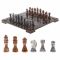 Шахматы с гравировкой "Турнирные" доска 36х36 см мрамор, лемезит