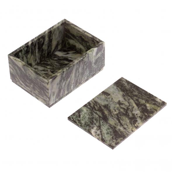 Шкатулка из змеевика 11х8х5,5 см 125508