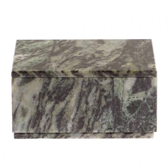 Шкатулка из змеевика 11х8х5,5 см 125508