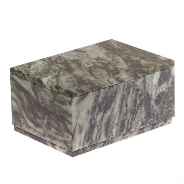 Шкатулка из змеевика 11х8х5,5 см 125508