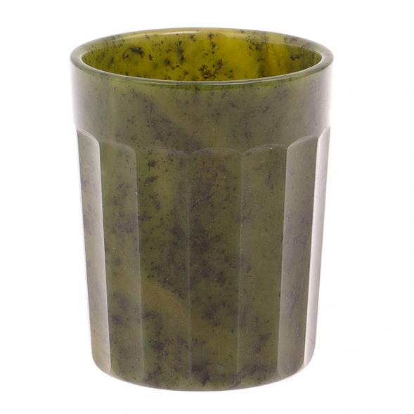 Стакан граненый из нефрита 140 мл 6х7 см 125656