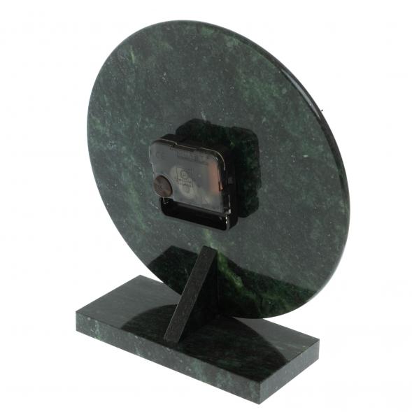 Часы настольные из змеевика 20х7х22 см 128660