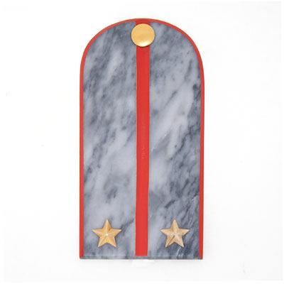 Сувенирный магнит &amp;quot;Погон Лейтенант МВД&amp;quot; камень мрамор 113899