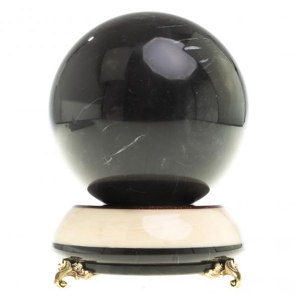 Сувенир &amp;quot;Шар Антистресс&amp;quot; черный змеевик 9,5 см 124143