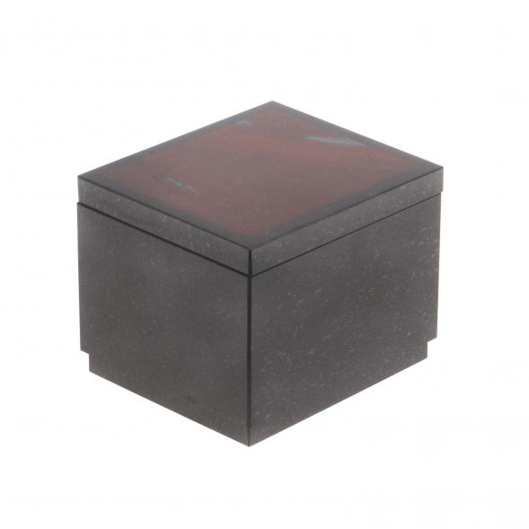 Шкатулка из яшмы 7,5х6,5х6 см / шкатулка для ювелирных украшений / для хранения бижутерии / шкатулка из камня / подарок женщине