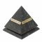 Шефик Пирамида 12,5х12,5х13,5 см из камня черный змеевик