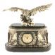 Каминные часы из нефрита с бронзой &amp;quot;Благородный орел&amp;quot; 119795