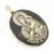 Брелок-кулон оберег «Дева Мария» из обсидиана 123049