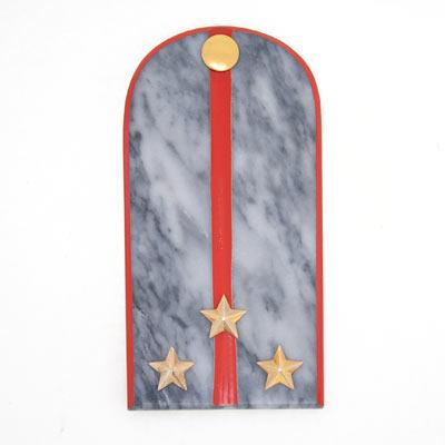 Сувенирный магнит &amp;quot;Погон Старший лейтенант МВД&amp;quot; камень мрамор 113900