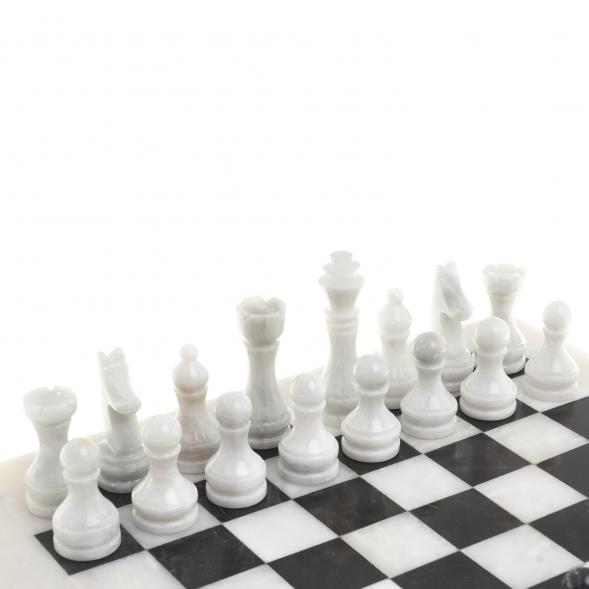 Шахматы &amp;quot;Классические&amp;quot; из мрамора доска 30х30 см 123971