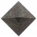 Пирамида из шабровского змеевика 10х10х6,3 см 126332