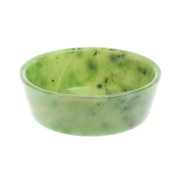 Тарелка орешница из нефрита 8х8х2,8 см 127100