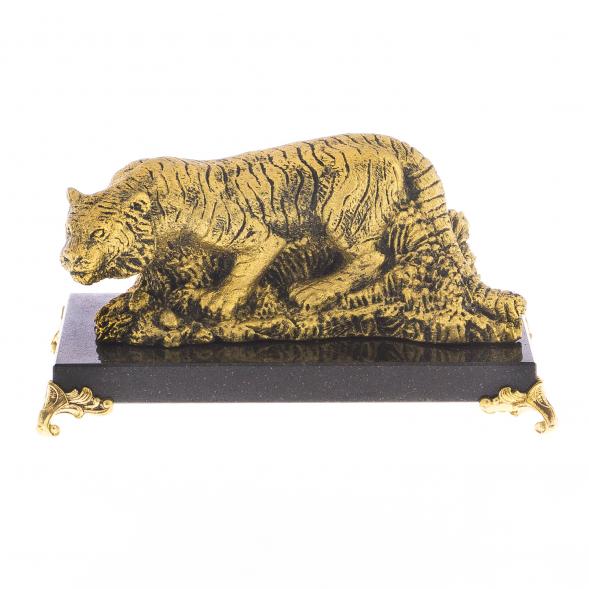 Сувенир фигурка &amp;quot;Тигр на охоте&amp;quot; на подставке из камня 122281