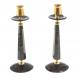 Подсвечники &amp;quot;Грани&amp;quot; коричневый обсидиан (пара) 122918