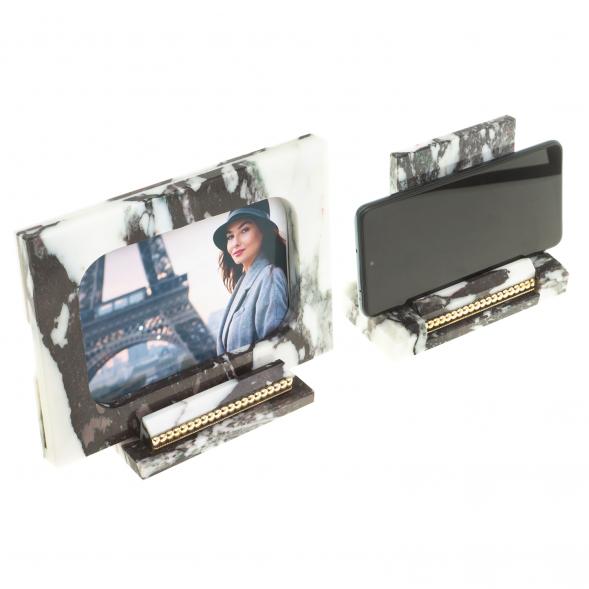 Письменный набор &amp;quot;Георгий Победоносец&amp;quot; из мрамора 124145