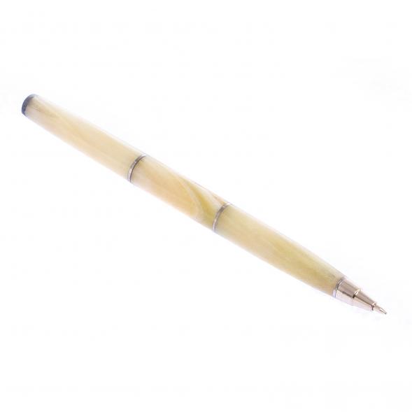 Ручка шариковая подарочная из натурального зеленого оникса / сувенир из камня