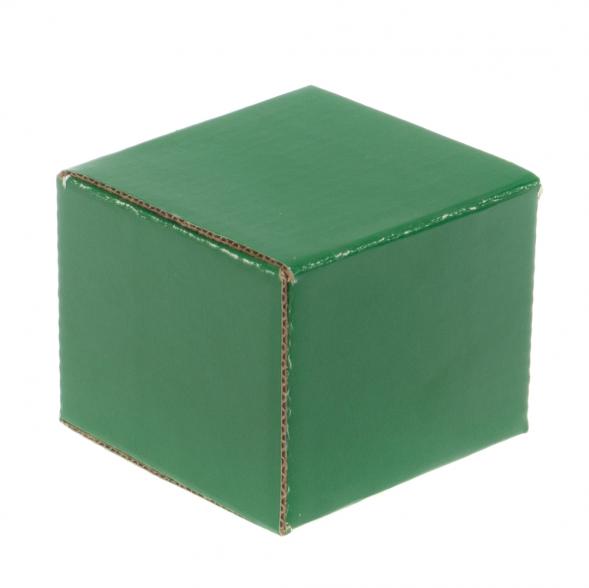 Подсвечник круглый из серого мрамора со свечей 7х7х5,5 см 126864