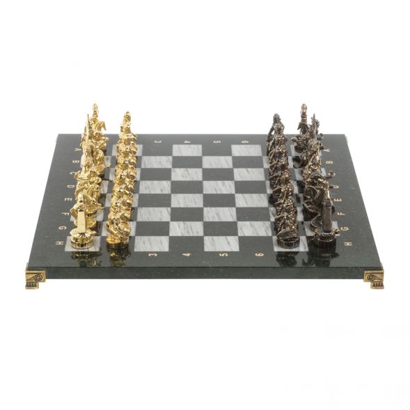 Шахматы настольные &amp;quot;Шахерезада&amp;quot; 40х40 см серый мрамор 127260