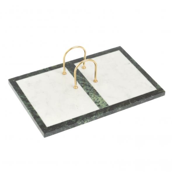 Подставка под календарь из нефрита и мрамора 26,5х15,5х3 см 127500