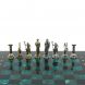 Настольные шахматы &amp;quot;Атлас&amp;quot; из змеевика 28х28 см 127739