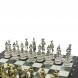 Шахматы &amp;quot;Отечественная война 1812 г.&amp;quot; на подставках доска 40х40 см мрамор змеевик 128517