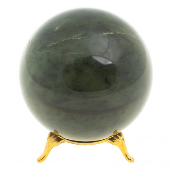 Шар из нефрита 8 см 123521