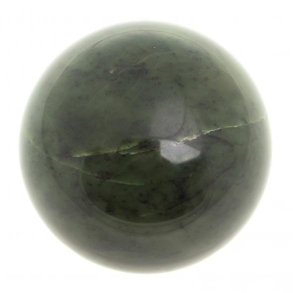 Шар из нефрита 8 см 123521